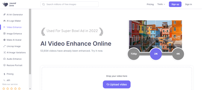 Neural.Love operation interface