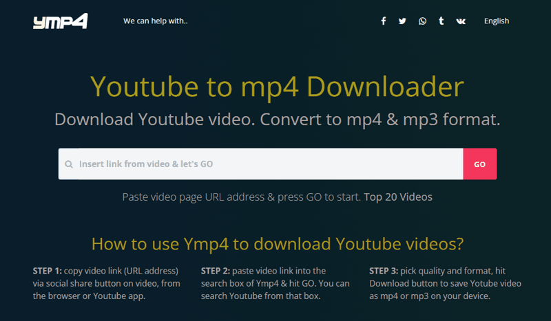 ymp4 online youtube video converter
