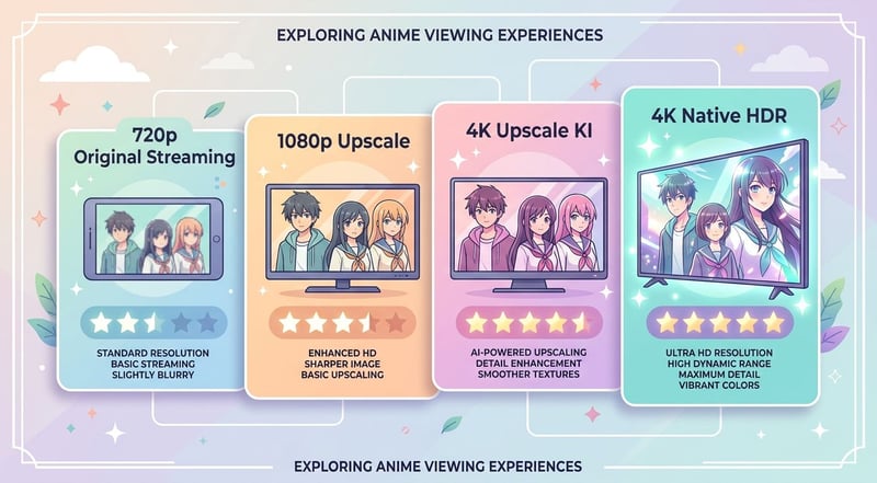 Konzept 4 Anime-Viewing-Szenarien