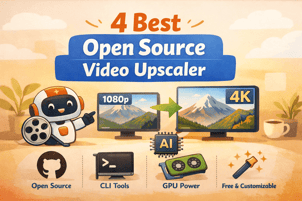 4 Best Open Source Video Upscalers in 2026 [AI & Non-AI Solutions]