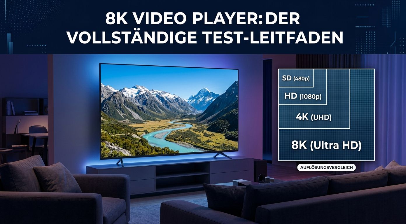8K Video Player im Test 2026: 6 Programme für Windows, Mac und Linux +