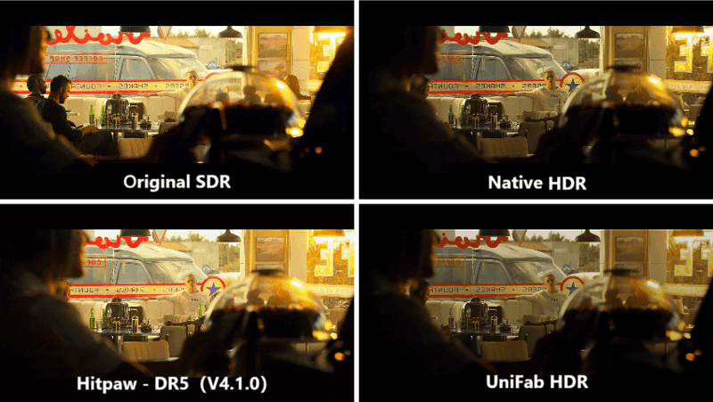 hitpaw hdr vs unifab hdr effect