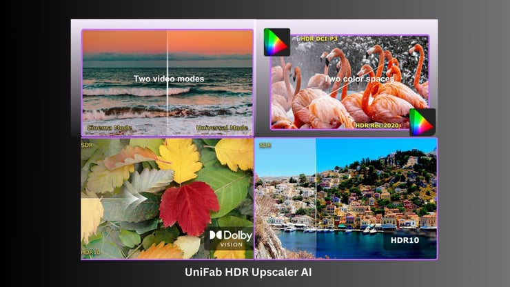 UniFab HDR feature and processing effect