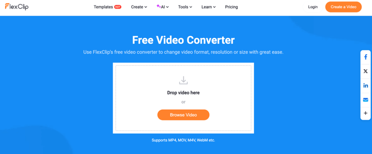 FlexClip Video Converter 