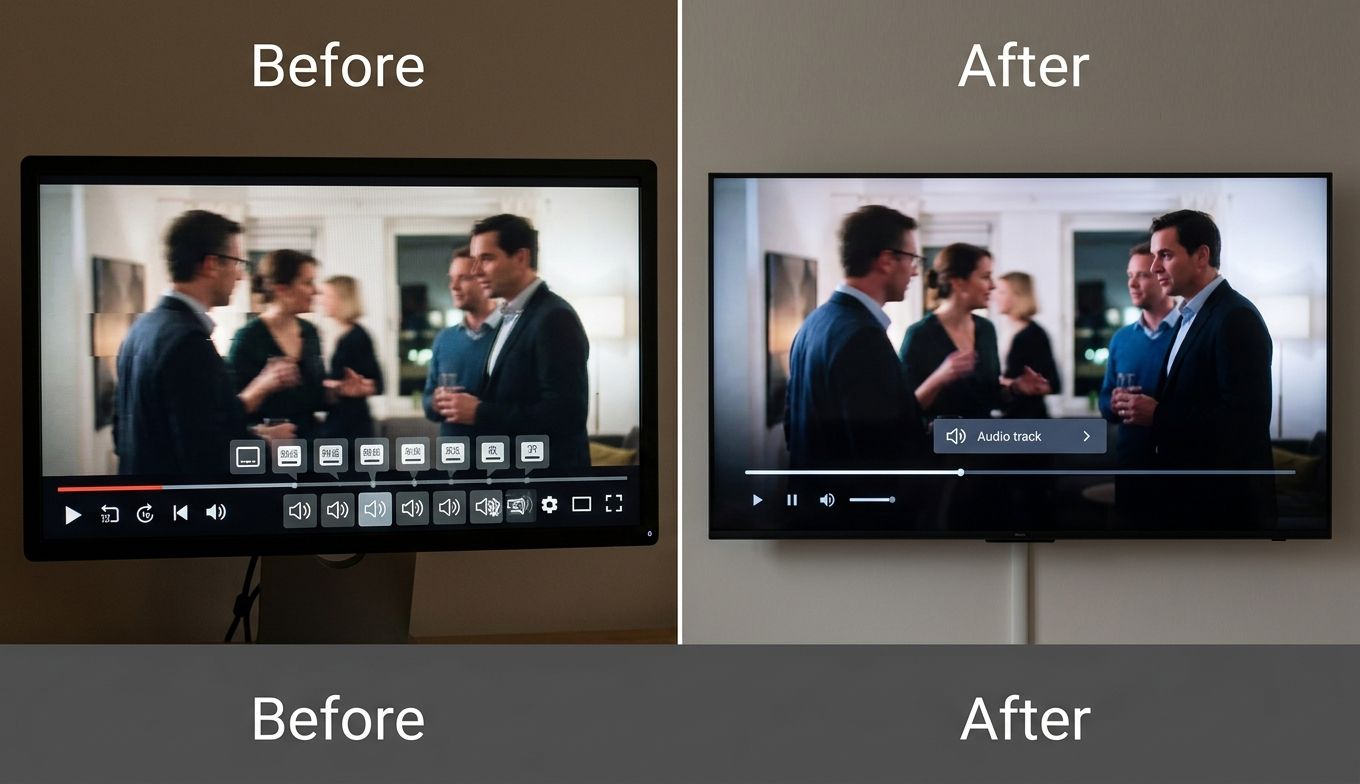 MKV vs MP4 — Praxis-Beispiel: Smart-TV-Wiedergabe vorher und nachher