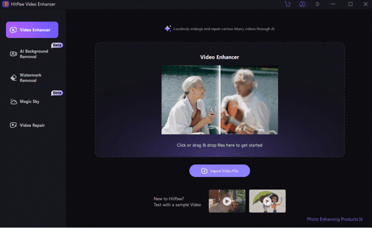 HitPaw Video Enhancer Anleitung 1