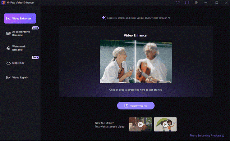 HitPaw Video Enhancer Anleitung