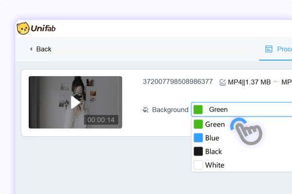 How to Remove Background from Video - Step 2