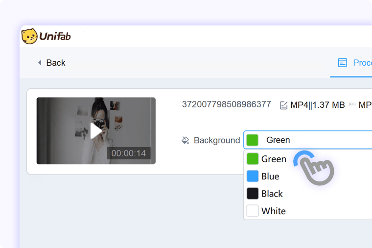 How to remove BG Video - Step 2