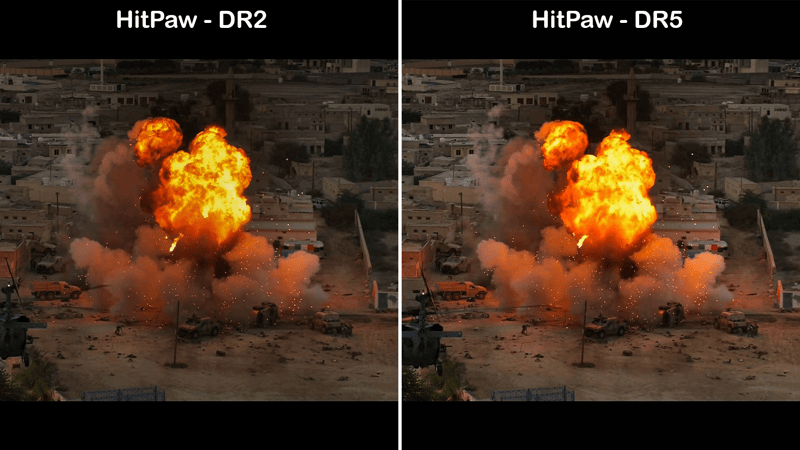 hitpaw DR2 vs hitpaw DR5 effect