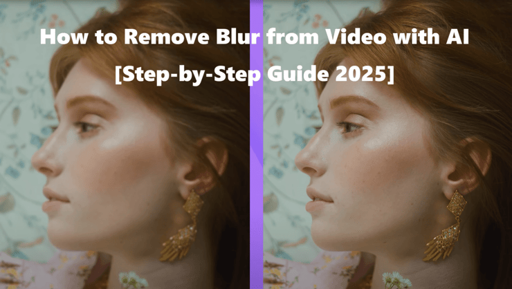 how to remove blur from video
