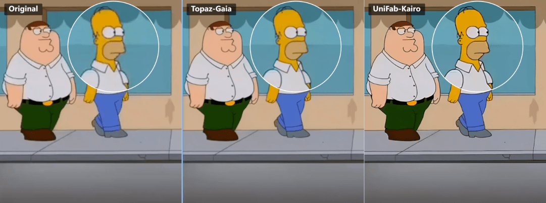 Original vs Topaz vs UniFab