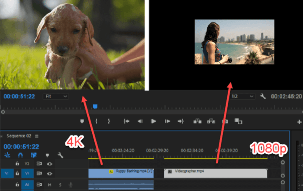 How to Upscale 1080p to 4K in Premiere Pro-step1