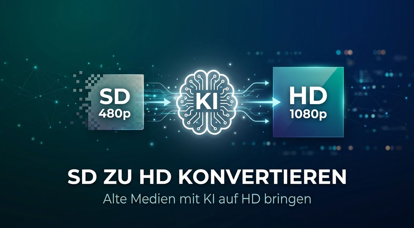 SD zu HD konvertieren: DVD-Material auf 1080p bringen (2026)
