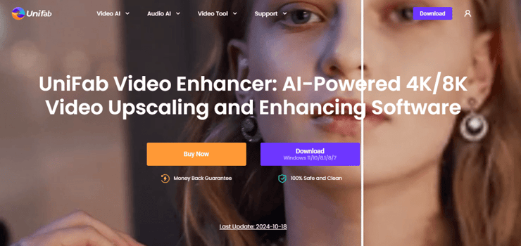 unifab 8k video enhancer AI