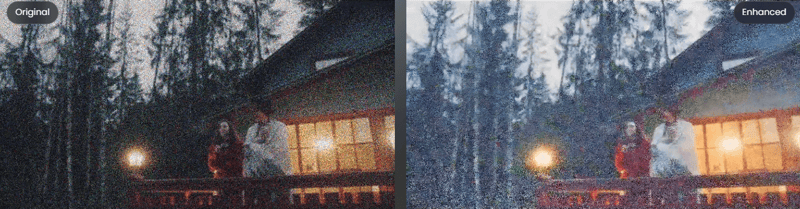 fotor performance-remove grain from video