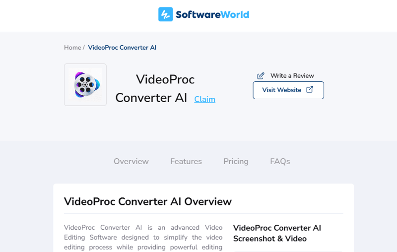 VideoProc Converter review from SoftwareWorld.png