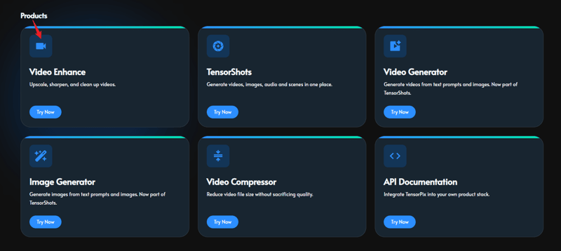 how to enhance video quality free online with tensorpix