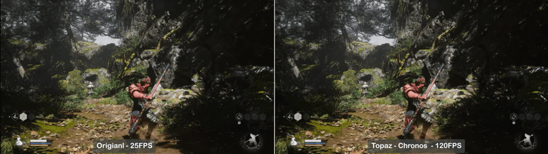 topaz frame interpolation - chronos model performance