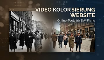 Video-Kolorisierung im Browser 2026: SW-Aufnahmen online einfärben