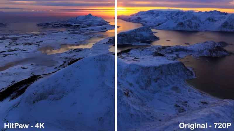 HitPaw-4k upscaling effect