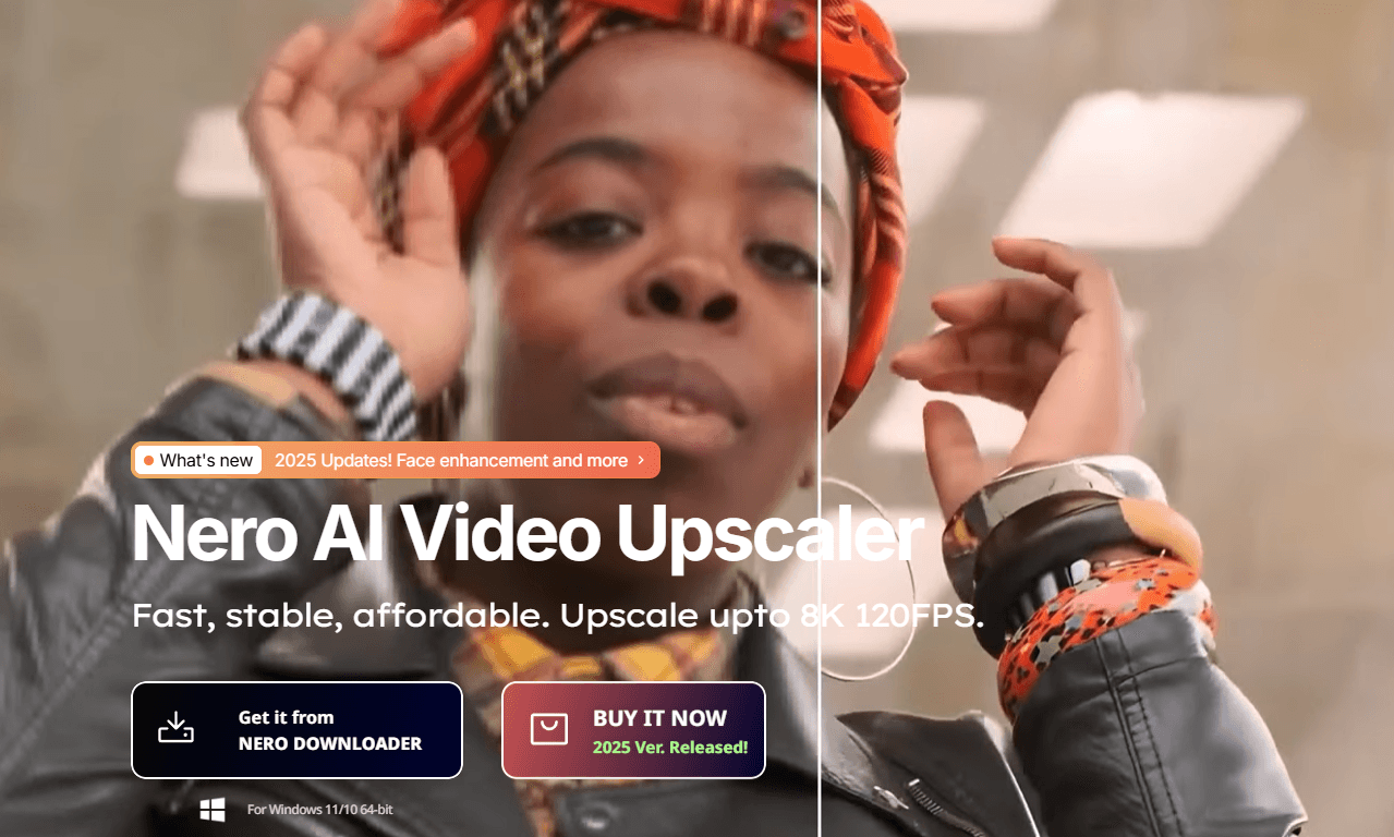 Nero AI Video Upscaler