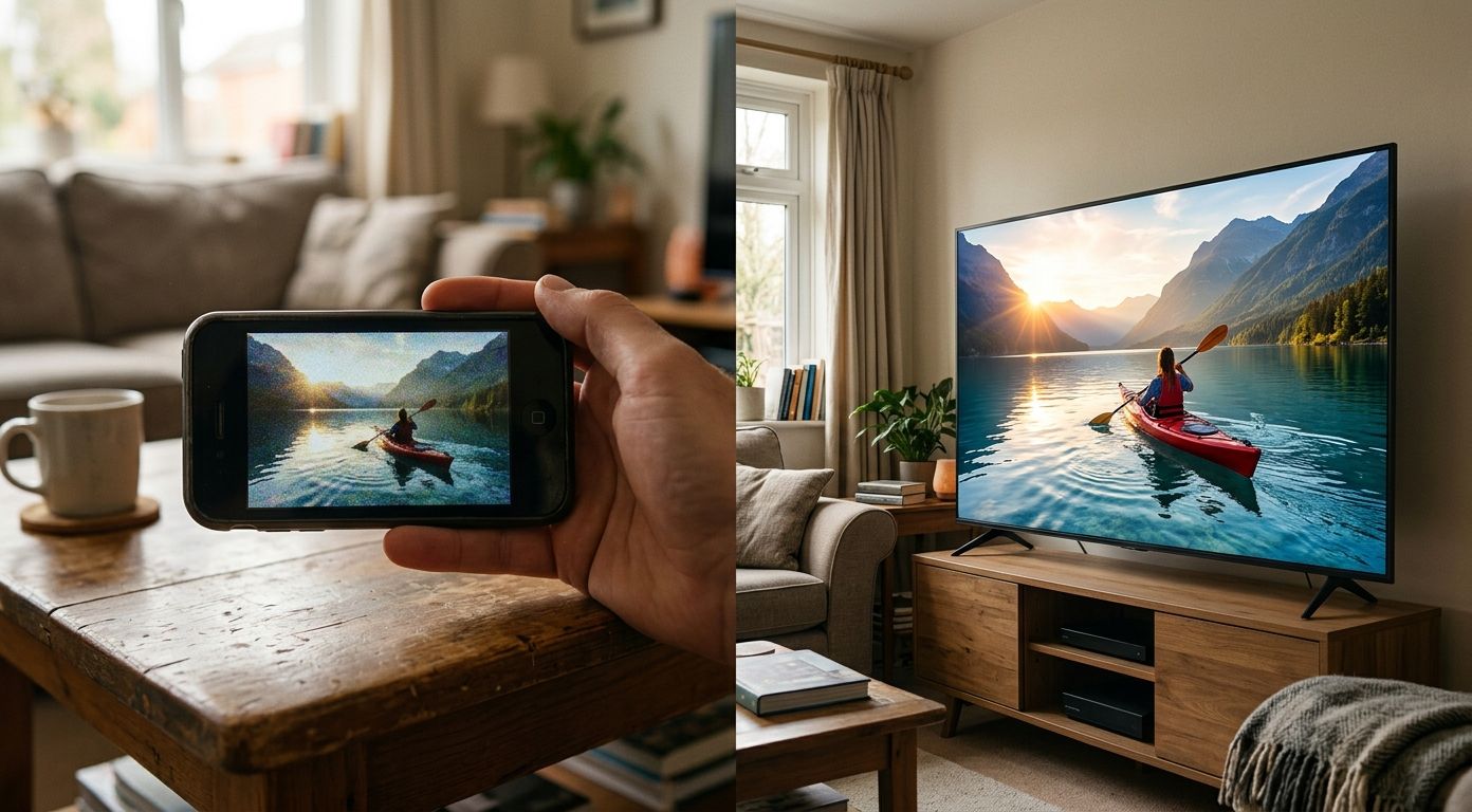 UniFab AI Video Upscaler Handy-Clips lokale Verarbeitung Modellwahl