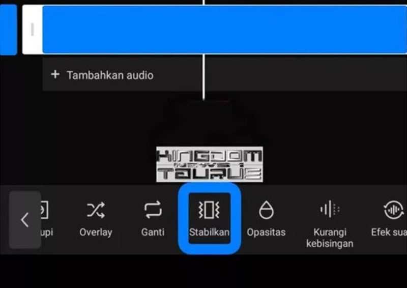 CapCut Stabilize Feature Access