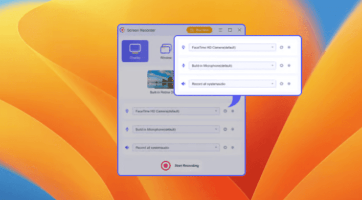 unifab screen recorder-step 2