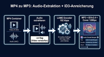 920 MB Konzert wird zu 52 MB MP3: was 200 Bahn-Pendel-Konvertierungen mich gelehrt haben