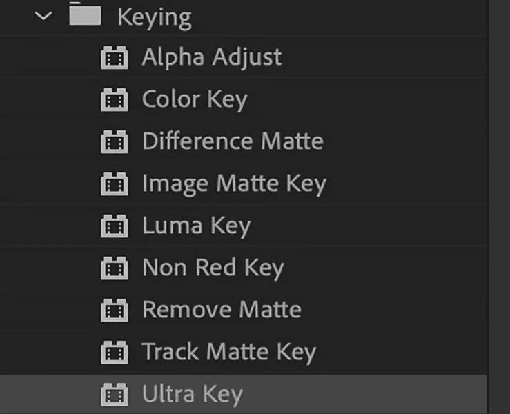 Ultra Key settings