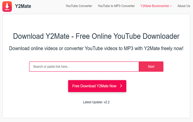 Beste Kostenlose YouTube Video Converter - Y2mate Video Converter