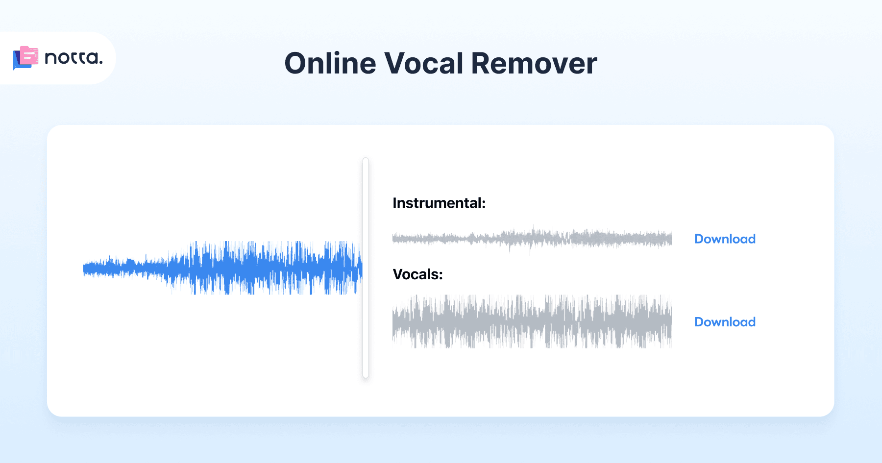 Notta Vocal Remover