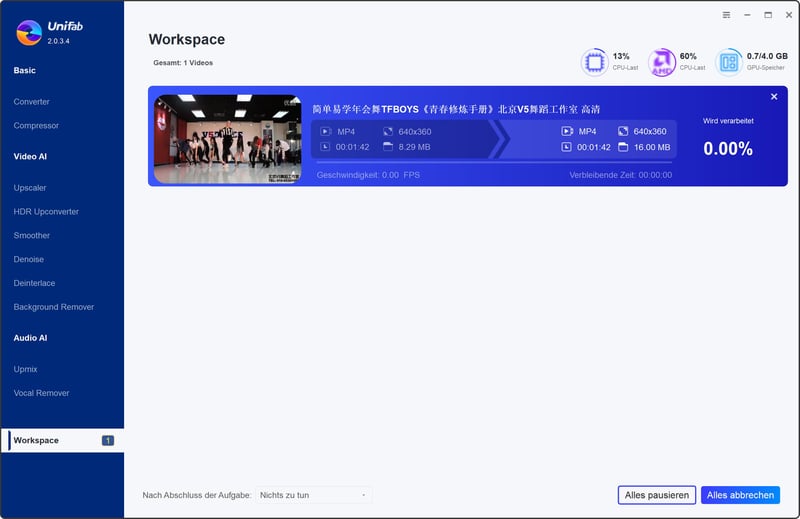 Freemake Video Converter Alternative - UniFab Video Converter Screenshots