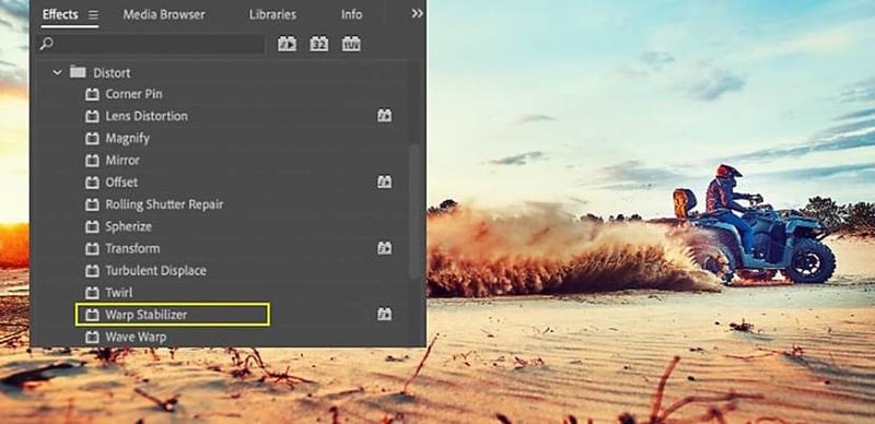 Adobeで手ぶれ補正の方法