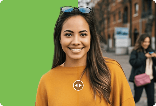 green screen cut-out