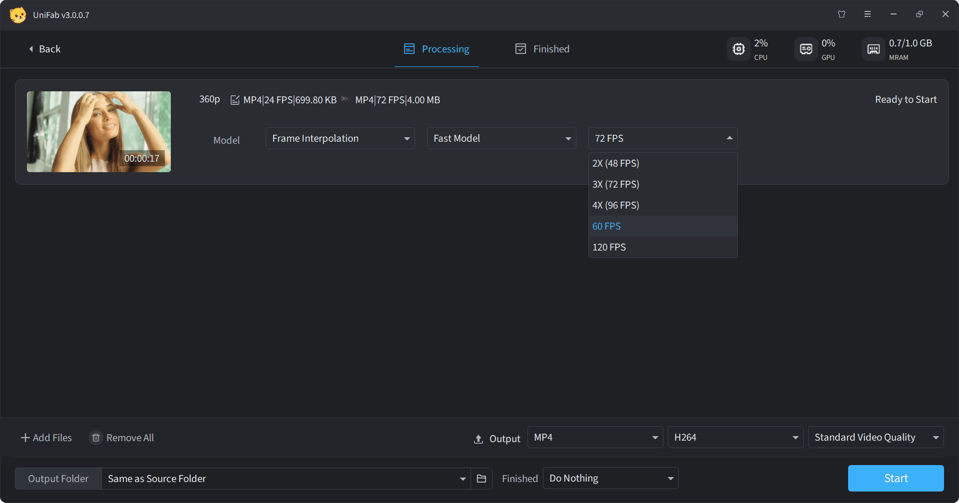 60 fps converter-step2