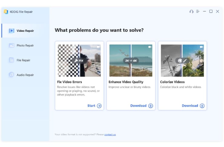  4DDiG Video Repair 