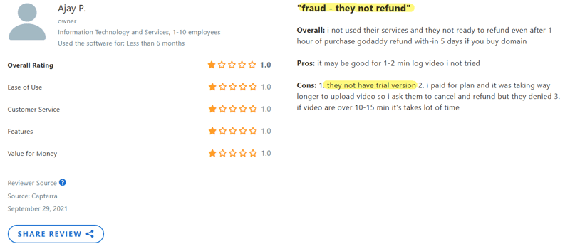 clideo review on capterra