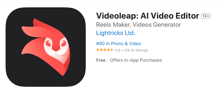 videoleap app