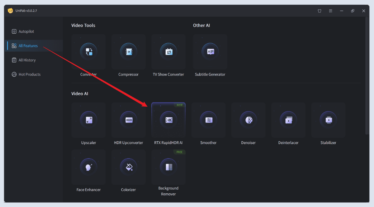 how to use unifab rtx rapidhdr ai-step1