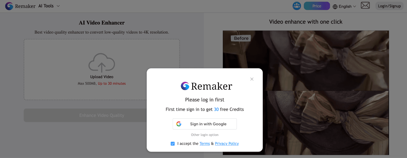 remaker ai-step1