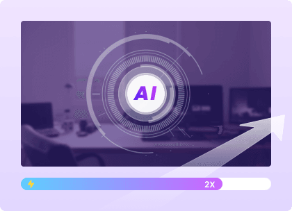 Automatic and fast processing with AI