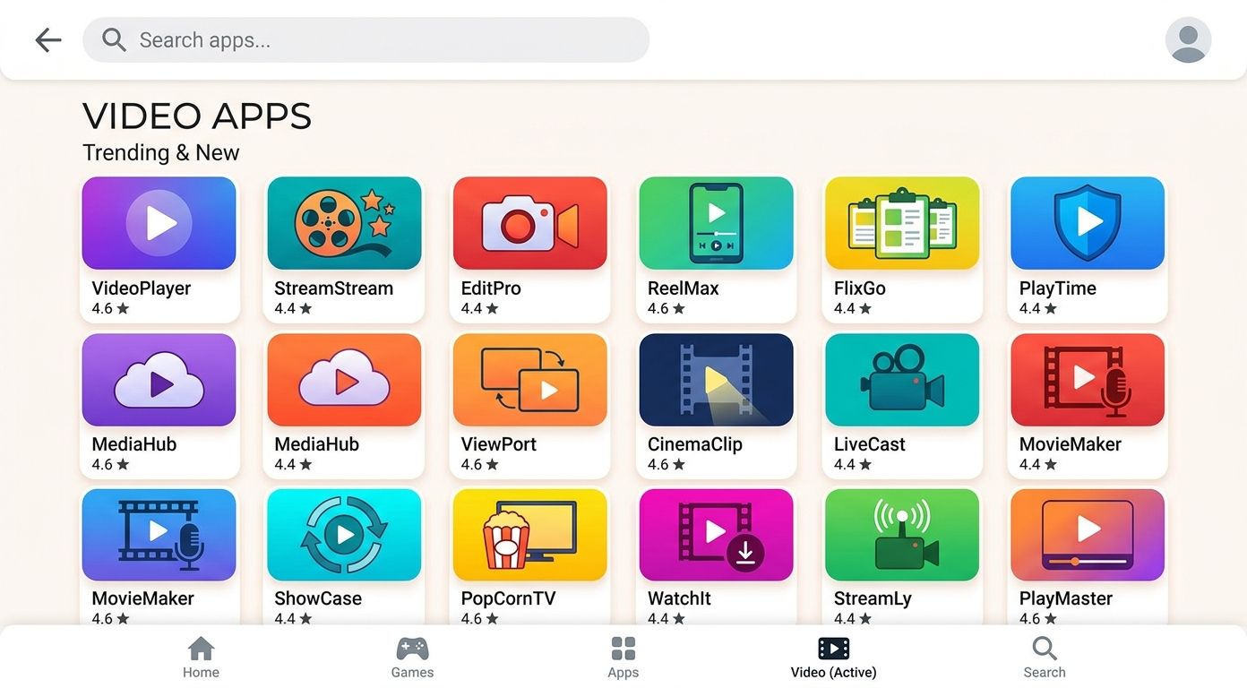 Mobiler KI-Upscaling-Test mit Vergleich von Ausgangsclip und 4K-Export