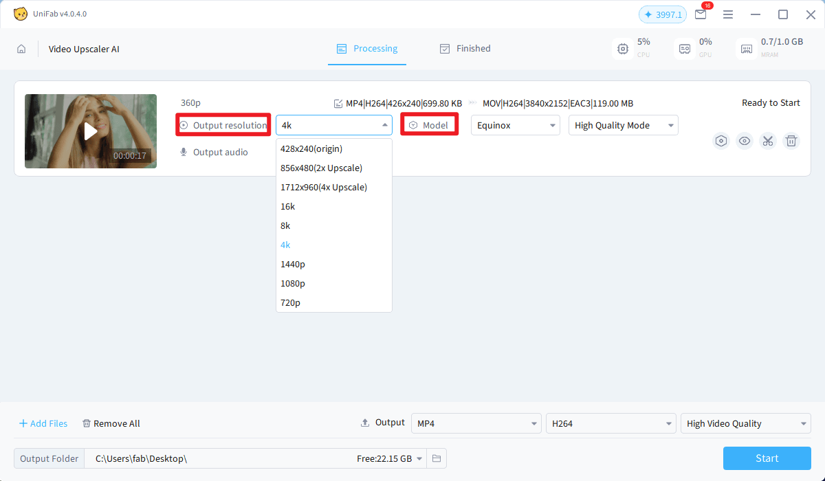 how to use unifab - step 2