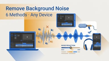 How to Remove Background Noise from Video on All Devices [2026 Guide]