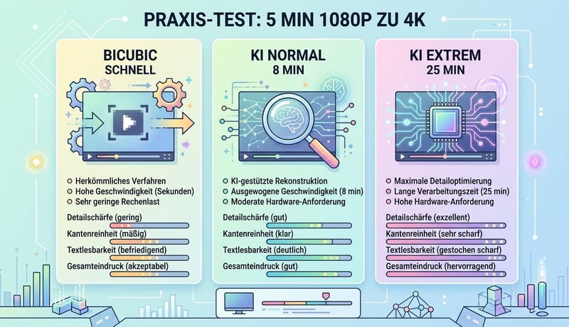 Konzept Praxis-Test 3 Upscaling-Methoden