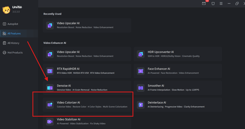 how to use AI Video Color Correction tool - step 1.png