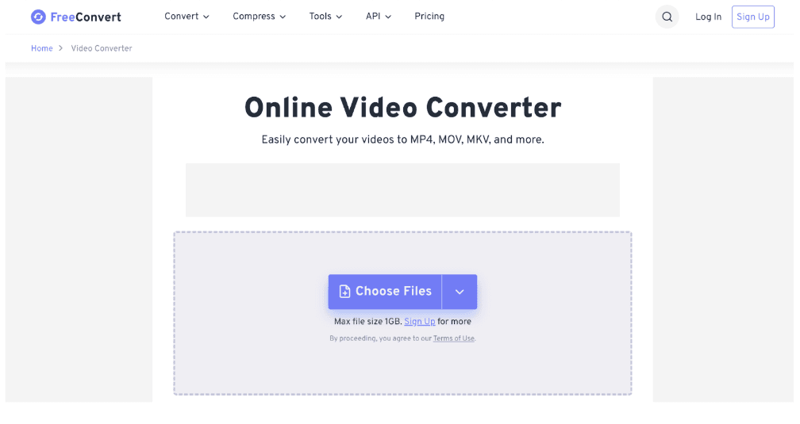 freeconvert online video format converter