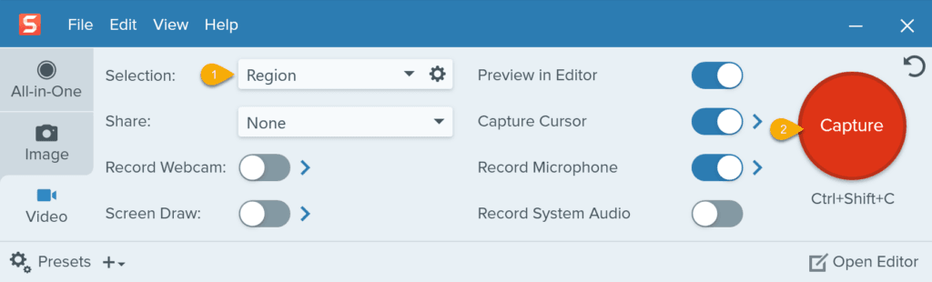 How to record screen on Windows 11 & 10 using Snagit